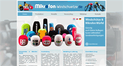 Desktop Screenshot of mikrofon-windschutze.de